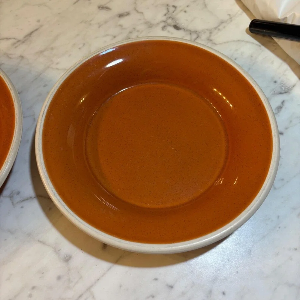 Sonoma Life + Style Mendocino Russet Speckled Stoneware Pasta Bowls Set of 2